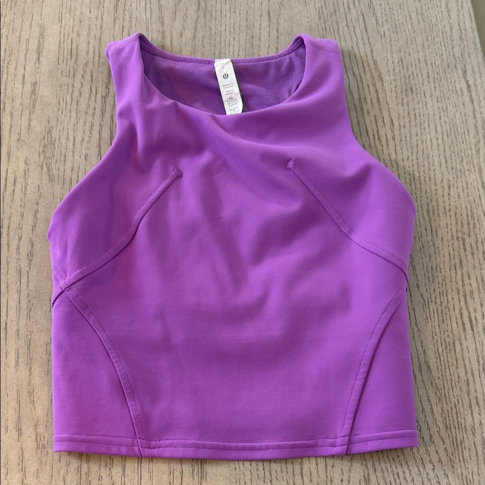 lululemon athletica Violet High-Neck Sleeveless Crop Tank